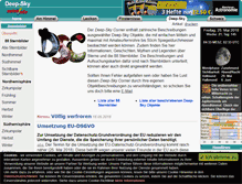 Tablet Screenshot of deepsky.astronomie.info