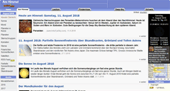Desktop Screenshot of news.astronomie.info