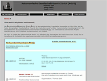 Tablet Screenshot of aguz.astronomie.ch